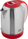 Миниатюра изображения товара Электрочайник HomeStar HS-1054 / 106466 (стальной/красный)