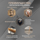 Миниатюра изображения товара Обеденный стол Tetchair Sophia 80x110x75 металл/стекло/бук (прозрачный)