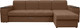 Миниатюра изображения товара Диван угловой Сириус Лидер-13 с оттоманкой НПБ 330x165 (Eva 03 велюр светло-коричневый)