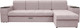 Миниатюра изображения товара Диван угловой Сириус Лидер-13 с оттоманкой НПБ 330x165 (Eva 12 велюр светло-бежевый)