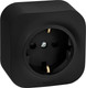 Миниатюра изображения товара Розетка Legrand Quteo 782476 (черный матовый)