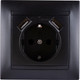 Миниатюра изображения товара Розетка TDM Лама SQ1815-0642 (графит)