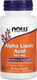 Миниатюра изображения товара Жирные кислоты NOW Alpha Lipoic Acid 100mg (60капсул)
