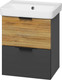 Миниатюра изображения товара Тумба с умывальником Misty Форест 50 / Э-Фор-09050-0219-2Я+БП-э0002695