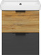 Миниатюра изображения товара Тумба с умывальником Misty Форест 50 / Э-Фор-09050-0219-2Я+БП-э0002695