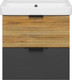 Миниатюра изображения товара Тумба с умывальником Misty Форест 60 / Э-Фор-09060-0219-2Я+БП-э0002705