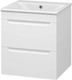 Миниатюра изображения товара Тумба с умывальником Misty Бриз 50 / П-Бри-09050-012Я+WB.FN/Breeze/50-C/WHT.G/S1