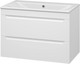 Миниатюра изображения товара Тумба с умывальником Misty Бриз 80 / П-Бри-09080-012Я+WB.FN/Breeze/80-C/WHT.G/S1