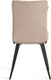 Миниатюра изображения товара Стул Tetchair Monte Carlo флок (бежевый/черный)