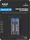 Миниатюра изображения товара Комплект батареек Maxvi MBLR03ES2 AAA (2шт)