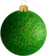Миниатюра изображения товара Шар новогодний Justys ВН07 (80мм, зеленый хамелеон)