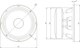Миниатюра изображения товара Среднечастотная АС ORIS Electronics EX-6517
