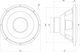 Миниатюра изображения товара Головка сабвуфера ORIS Electronics JB-12R