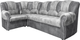 Миниатюра изображения товара Диван угловой Lama мебель Афина М Правый (Smoke/Cloud)