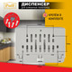 Миниатюра изображения товара Диспенсер Puff 5140S (хром)