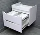 Миниатюра изображения товара Тумба под умывальник Айсберг Bazis 60 Ева В2 DA5914T (с двумя ящиками)