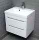 Миниатюра изображения товара Тумба под умывальник Айсберг Bazis 60 Ева В2 DA5914T (с двумя ящиками)