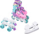Миниатюра изображения товара Ролики-коньки Babyhit Twin Seasons (M, бирюзовый/розовый)