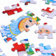 Миниатюра изображения товара Пазл Puzzle Time Новый год! Дед Мороз и Снегурочка / 7018718 (60эл)