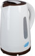 Миниатюра изображения товара Электрочайник Великие Реки Томь-1 (белый/коричневый)