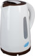 Миниатюра изображения товара Электрочайник Великие Реки Томь-1 (белый/коричневый)