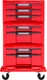 Миниатюра изображения товара Набор ящиков для инструментов QBrick System PRO Drawer Workshop SET 3, 2.0 / Z258353PG003 (красный)