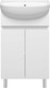 Миниатюра изображения товара Тумба с умывальником Misty Элегия 50 / Э-Эле01050-011Н+БП-Д000000497
