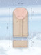 Миниатюра изображения товара Конверт детский Amarobaby Frost / AB-OD24-6103F-BE-105 (бежевый, р.85-105)