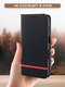 Миниатюра изображения товара Чехол-книжка Case Book Tec. Spark Go 2024/20/20C/Infinix Hot 40i/Smart8/Tecno Pop8 (черный карбон, магнитная застежка)