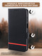 Миниатюра изображения товара Чехол-книжка Case Book Tec. Spark Go 2024/20/20C/Infinix Hot 40i/Smart8/Tecno Pop8 (черный карбон, магнитная застежка)