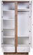 Миниатюра изображения товара Шкаф Polini Kids Ameli 4010 с ящиками / 0002763.174 (белый/дуб крафт золотой)