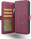 Миниатюра изображения товара Чехол-книжка Case Book для Honor X5 Plus с магнитной застежкой (темно-красный)