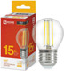 Миниатюра изображения товара Лампа INhome LED-Шар-deco 15Вт 230В Е27 3000К 1435Лм / 4690612055978