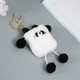 Миниатюра изображения товара Брелок Sima-Land Пушистик на кольце. Квадратная панда / 10702221 (белый)