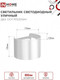 Миниатюра изображения товара Бра уличное INhome ДБУ DOT-R15W / 4690612055510