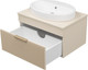 Миниатюра изображения товара Тумба с умывальником Brevita Enfida 70 / ENF-06070-0341Я+0116