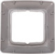 Миниатюра изображения товара Рамка для выключателей и розеток Kranz KR-78-0285 (серебряный)