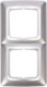 Миниатюра изображения товара Рамка для выключателей и розеток Kranz KR-78-0286 (серебряный)