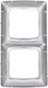 Миниатюра изображения товара Рамка для выключателей и розеток Kranz KR-78-0286 (серебряный)