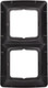 Миниатюра изображения товара Рамка для выключателей и розеток Kranz KR-78-0346 (черный металлик)