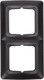 Миниатюра изображения товара Рамка для выключателей и розеток Kranz KR-78-0346 (черный металлик)