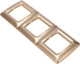 Миниатюра изображения товара Рамка для выключателей и розеток Kranz KR-78-0317 (золотой)