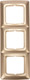 Миниатюра изображения товара Рамка для выключателей и розеток Kranz KR-78-0317 (золотой)