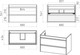 Миниатюра изображения товара Тумба с умывальником Brevita Balaton 90 / BAL-06090-01-01П2Я+5224900