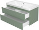Миниатюра изображения товара Тумба с умывальником Brevita Victory 105 / VIC-09105-0802Я+11105-KL