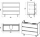 Миниатюра изображения товара Тумба с умывальником Brevita Victory 105 / VIC-07105-50-03Я+11105-KL