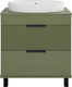 Миниатюра изображения товара Тумба с умывальником Brevita Enfida 70 / ENF-06070-0842Я+0116