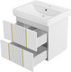 Миниатюра изображения товара Тумба с умывальником Brevita Vega 60 / VEG-09060-0102Я+191638