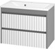 Миниатюра изображения товара Тумба с умывальником Brevita Balaton 75 / BAL-06075-01-012Я+5002750