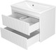 Миниатюра изображения товара Тумба с умывальником Brevita Balaton 75 / BAL-06075-01-01П2Я+5002750